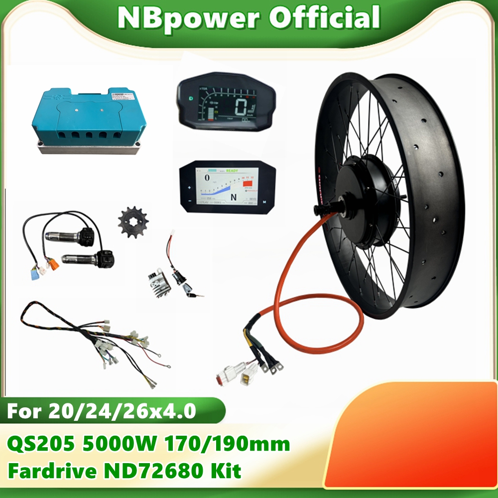NBpower QS205 72V 5000W 170/19 - 5000W Hub Motor Kit 72V incelemesi ve fiyatı